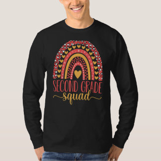 Zweite Klasse Squad Team 2. Klasse Lehrer zurück T-Shirt