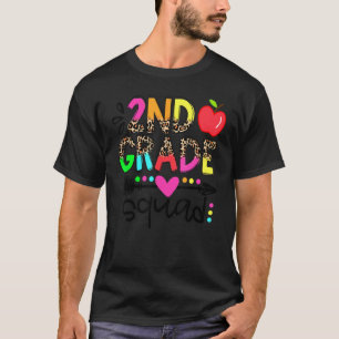 Zweite Klasse Squad Team 2. Klasse zurück zur Schu T-Shirt