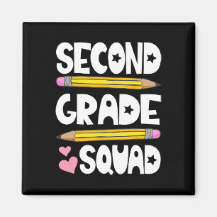 Zweite Klasse Squad Team Ck Zur Schule Lehrer Schü Magnet