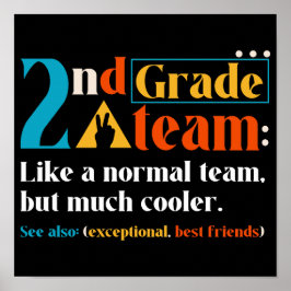 Zweite Klasse Team wie ein normales Team, aber vie Poster