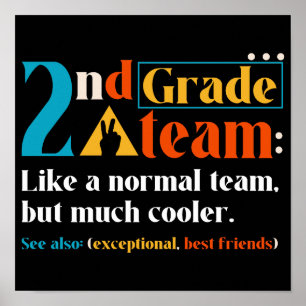 Zweite Klasse Team wie ein normales Team, aber vie Poster
