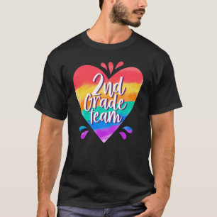 Zweite Klasse Team zurück zum zweiten Schullehrer T-Shirt