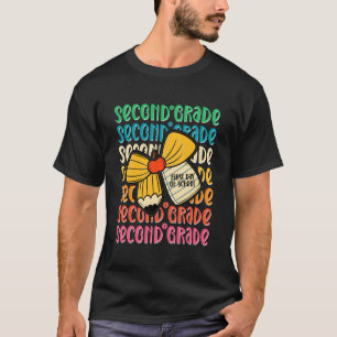 Zweite Klasse Zurück zur Schule Coquete Bleistift T-Shirt