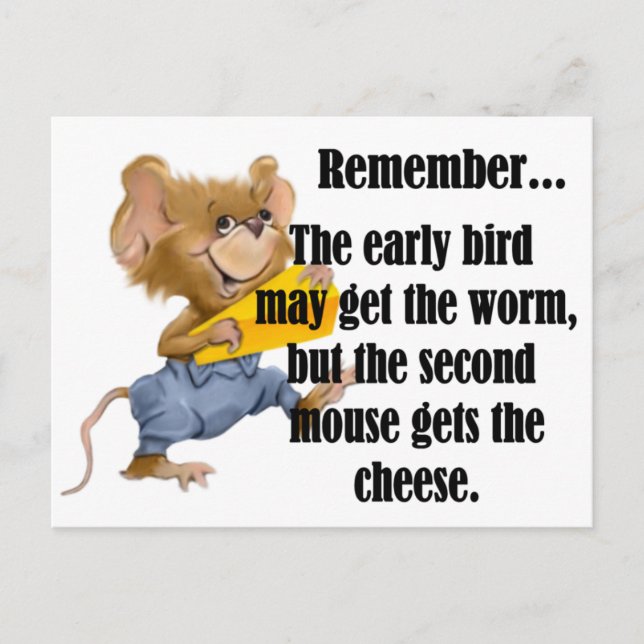 Zweite Maus Postkarte (Vorderseite)