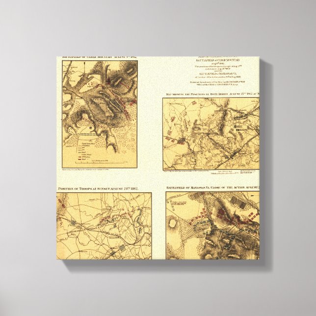 Zweite Schlacht bei Bull Run 2 Leinwanddruck (Vorderseite)