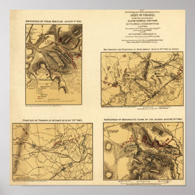 Zweite Schlacht bei Bull Run 2 Poster (Vorne)