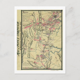 Zweite Schlacht bei Bull Run 2 Postkarte