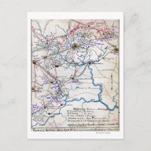 Zweite Schlacht bei Bull Run 4 Postkarte