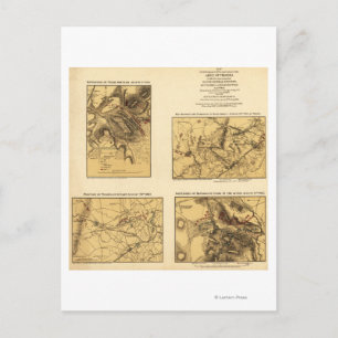 Zweite Schlacht bei Bull Run 5 Postkarte