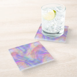 zweite Sicht, holopastel: Glasuntersetzer