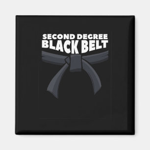 Zweite Stufe Black Belt Martial Arts Karate 1 Magnet