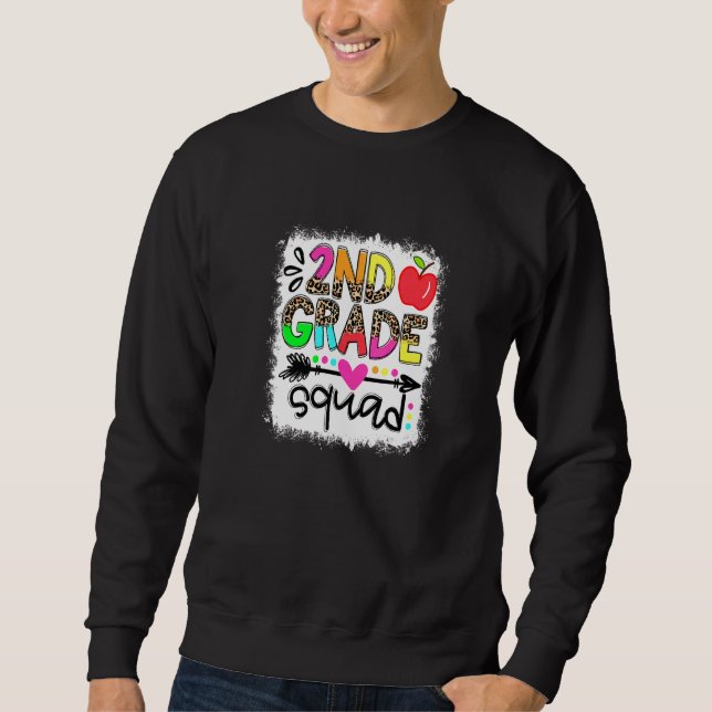 Zweite Stufe des Squad Boho Lehrer zurückgeblasen Sweatshirt (Vorderseite)