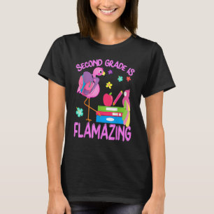 Zweite Stufe ist Flamingo Phantastische 2. Gra T-Shirt