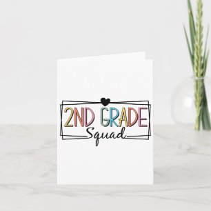 Zweite Stufe Squad Lehrer Kinder 2. Klasse CK bis Karte