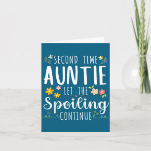 Zweite Tante ließ Verwöhn-Illustration Karte