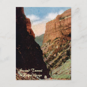 Zweite Tunnel in Royal Gorge Postkarte