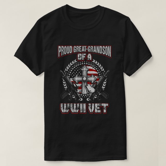 Zweite Weltkrieg Erster Weltkrieg Proud Große Enke T-Shirt (Design vorne)
