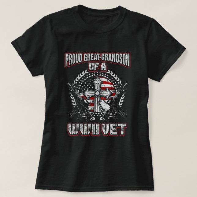 Zweite Weltkrieg Erster Weltkrieg Proud Große Enke T-Shirt (Design vorne)