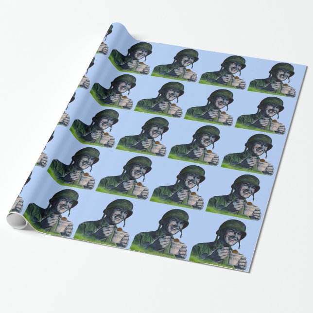 Zweite Weltkriegszeit GGA-Speiseeis Geschenkpapier (Ungerollt)