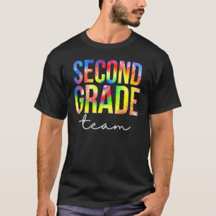 Zweiter Garde-Team Tie Dye Würdigungstag Zurück Zu T-Shirt