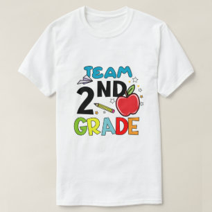 Zweiter Klasse Team Zweiter Platz Lehrer Geschenke T-Shirt