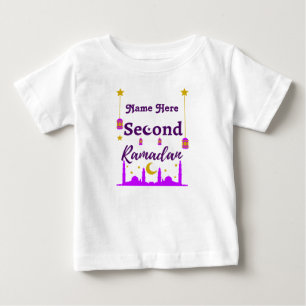 Zweiter Ramadan  Individuelle Name Baby T-shirt