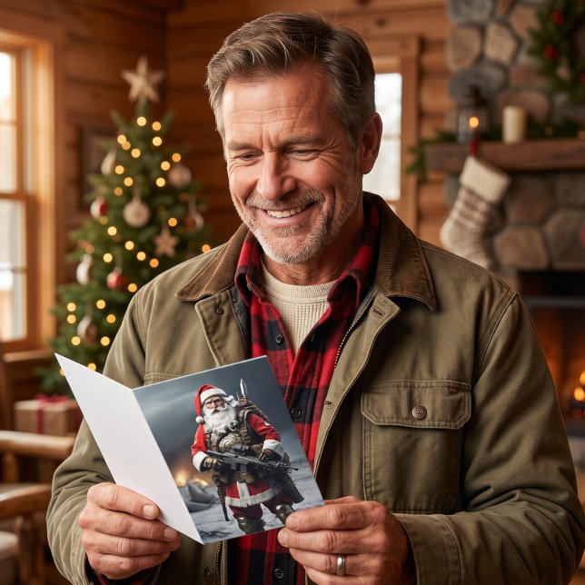 Zweiter Verfassungszusatz Weihnachtsmann Weihnacht Karte (Von Creator hochgeladen)