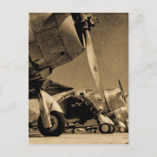 Zweiter Weltkrieg Douglas SBD Unzählige Bomber-Flu Postkarte