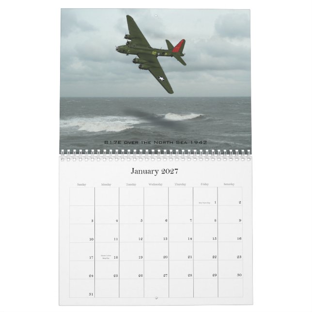 Zweiter Weltkrieg - Flugzeugkalender 2011 Kalender (Jan 2027)