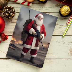 Zweiter Zusatz Santa Lustiges Weihnachten