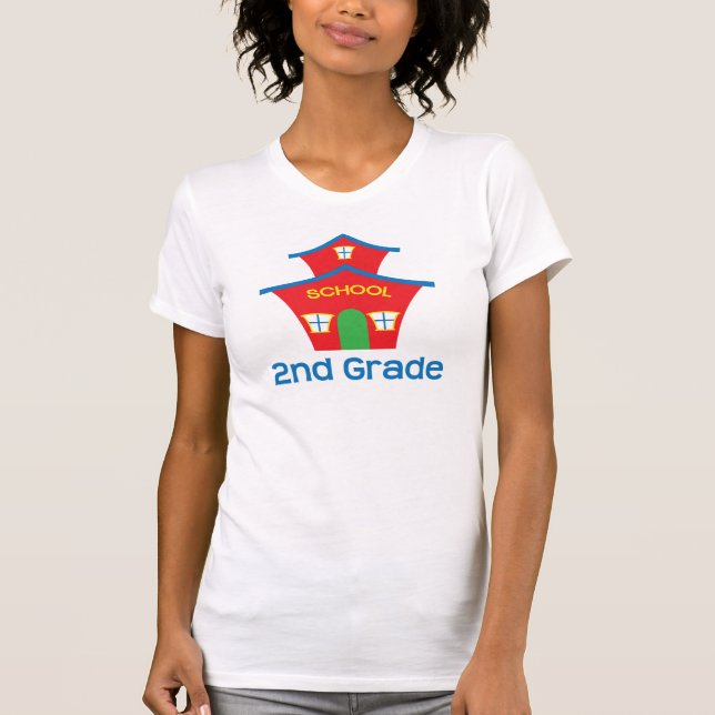 Zweites Grad-Lehrer-Schulhaus-Geschenk T-Shirt (Vorderseite)