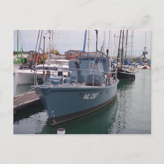 Zweites Patrouillenboot des Weltkrieges Postkarte (Vorderseite)