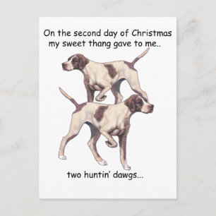 Zweites TagesRedneck-Weihnachten Feiertagspostkarte