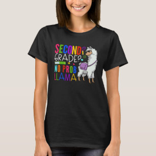 Zweitklassiges Lama-Team ohne Probleme 2. Klasse S T-Shirt