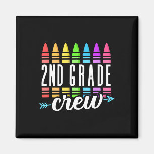Zweitklässler-Lehrer-Team Second Grade Rocks Ki Magnet