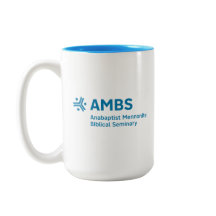Zweitönige Tasse mit AMBS-Logo