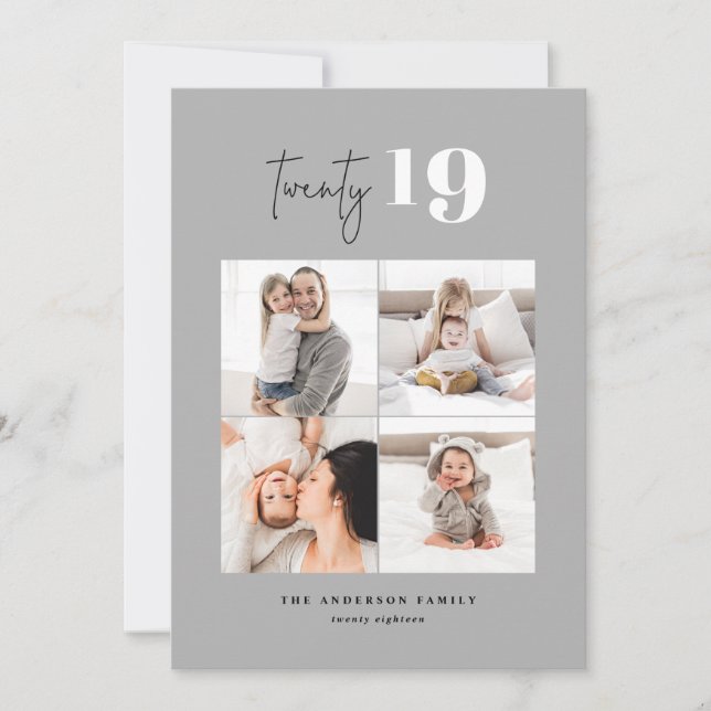 Zweiundzwanzigjähriges grafisches Mehrjahresprogra Feiertagskarte (Vorderseite)