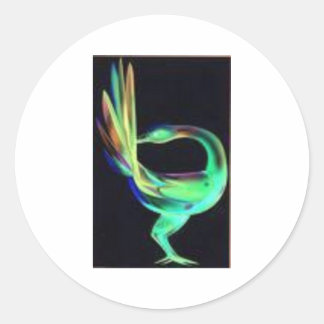 Zwerchvögel Runder Aufkleber