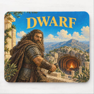 Zwerg, Gothic Fantasy Monster Mousepad