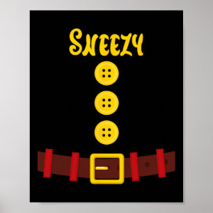 Zwerg leicht Halloween Gruppe Matching Männer Frau Poster