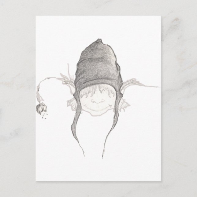 Zwerg Postkarte (Vorderseite)