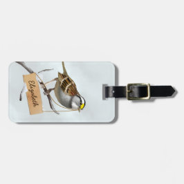 Zwergammer Gepäckanhänger