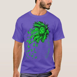 Zwergbewusstsein Sonnenblumenbänder fallen Blume T-Shirt