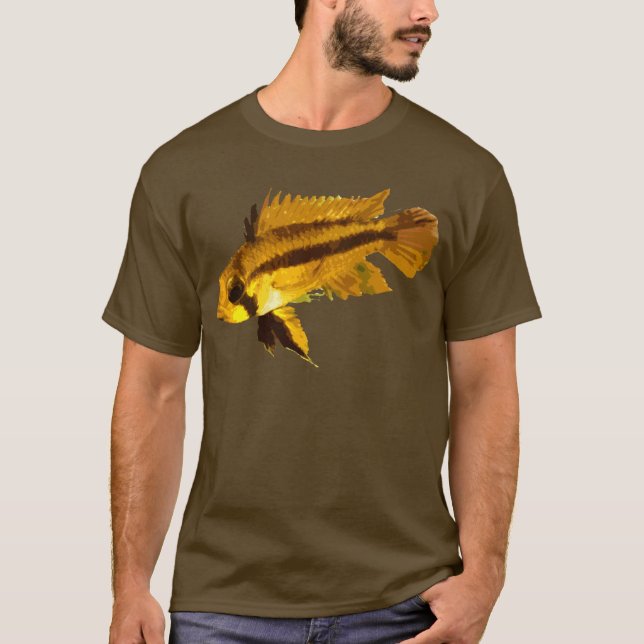 Zwergbuntbarsch T-Shirt (Vorderseite)