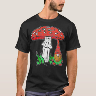 Zwergen-Pilzliebhaber Mykologie Sammeln Morchel-Ja T-Shirt