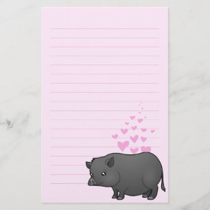 Zwergen-Schwein Liebe Briefpapier