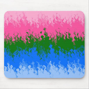 Zwergfahne, Abstrakte, omniromantische Flagge Mousepad