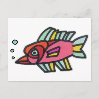 Zwergfisch Postkarte