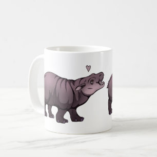 Zwergflusspferdbaby Kaffeetasse