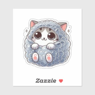 Zwergkatze Aufkleber